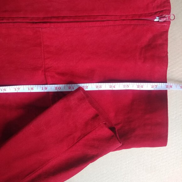 Vintage Danier made in Canada genuine red suede leather jacket Medium - Picture 7 of 16